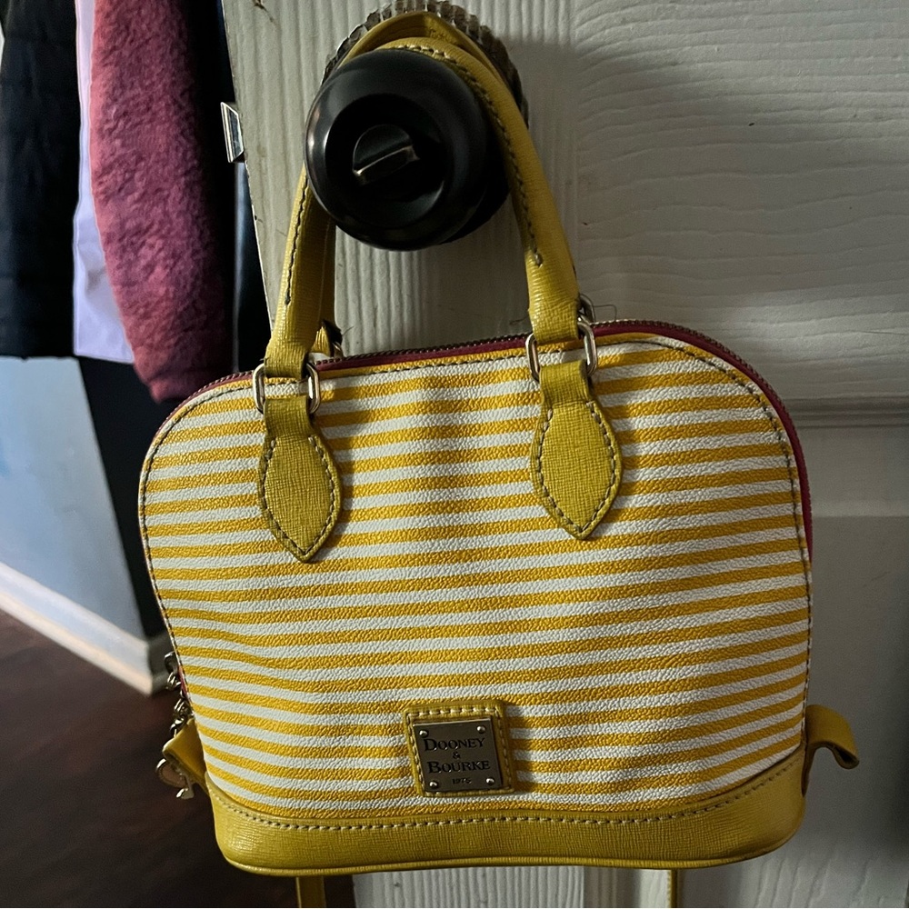 Dooney and Bourke Stripe Bitsy Bag